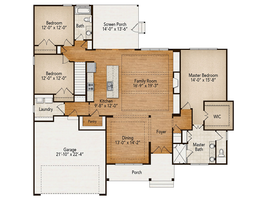 Open Floor Plan