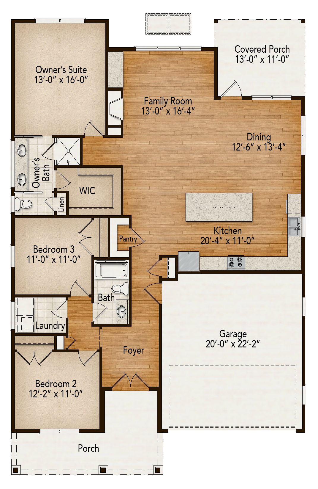 Open Floor Plan